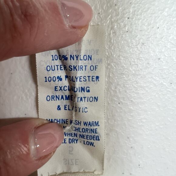 Vintage Girls 5 Her Majesty Dress Slip Petticoat Tutu Frilly Lace Liner Ivory - Picture 8 of 9